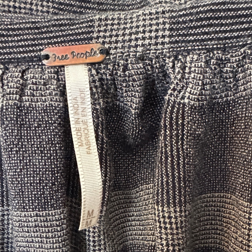 Free People Oversized Brown & Black Striped Button-Down Shirt - Picture 2 of 8